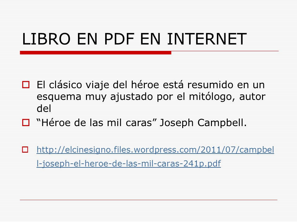 Libro El Heroe De Las Mil Caras PDF